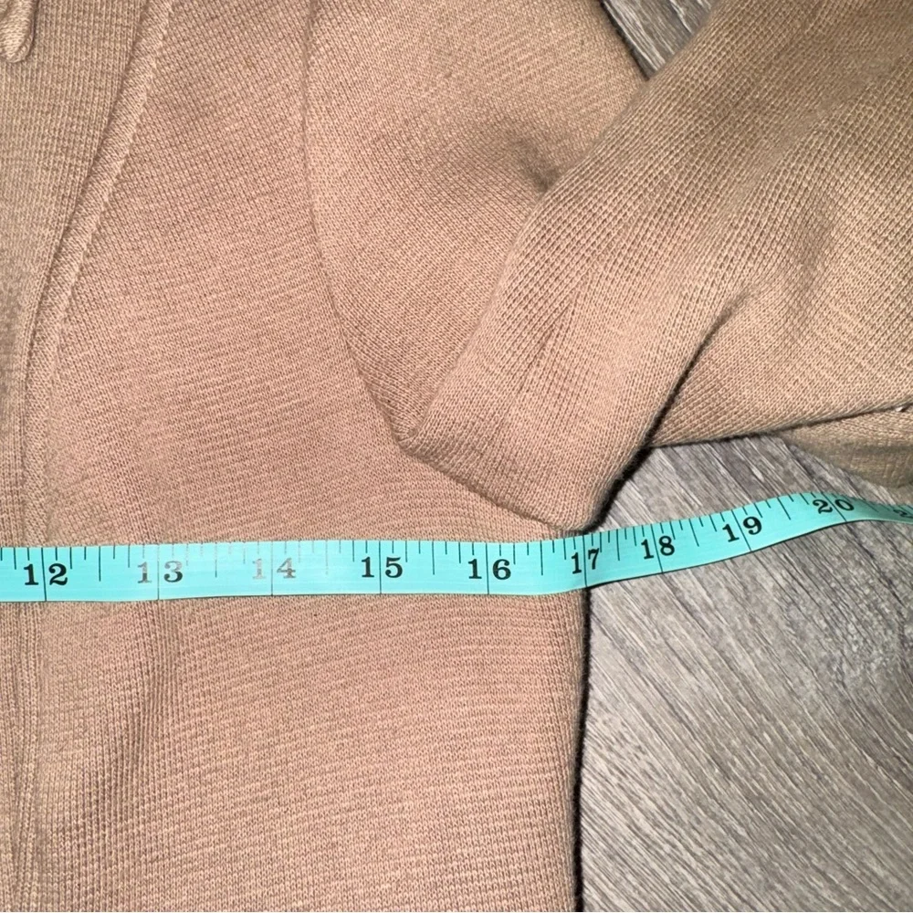 INC International Concepts button zip coat jacket beige gold slim military S - Picture 9 of 11